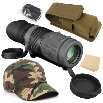 Vortex RECCE PRO HD 8x32 Ranging Ret Monocular with Free Camo Forest Hat Bundle - Image 1 of 4
