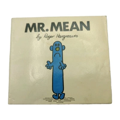 Vintage 1976 Edition – Classic Mr. Men Book by Roger Hargreaves. Mr Mean - Image 1 of 2