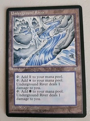 Underground River Ice Age MP Moderately Played MTG  - Image 1 of 3