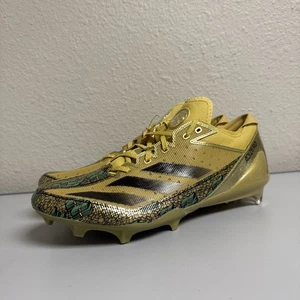 Adidas Adizero Electric Scrooge McDuck Gold Football Cleats IE6557 Men's Sz 11.5 - Picture 1 of 7