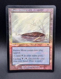 MTG Barren Moor C Onslaught #312 FOIL - Picture 1 of 2