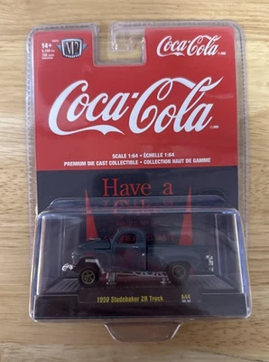 M2 Machines 1:64 Coca-Cola 1950 STUD BAKER 2R Truck - Image 1 of 4