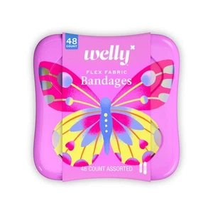 Welly Bandages | Adhesive Flexible Fabric Bravery Badges | Assorted Shapes... - Picture 1 of 7