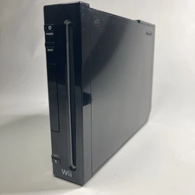 Nintendo Wii Console Only RVL-001 Black Tested and Working GameCube Compatible - Image 1 of 4