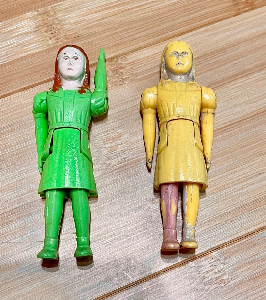 2 MUÑECAS RENWAL BROTHER de colección para casa de muñecas de plástico 1:16 ideal Plasco articuladas años 40 Foto 1 de 4