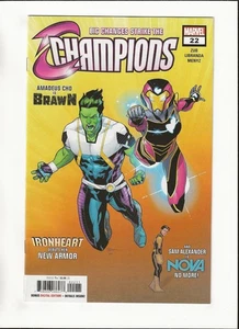 Champions #22 1st App of Amadeus Cho as Brawn Iron Heart Armor High Grade 2018 - Bild 1 von 2