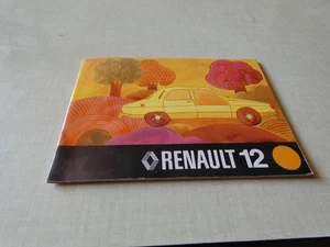 Carnet de conduite et entretien  Renault 12 L TL TR TS LN TN TR TS - Photo 1 sur 3