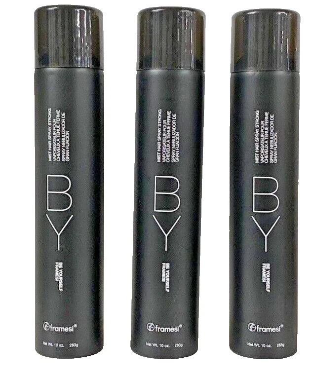 Framesi BY Mist Hair Spray Strong 10 oz - 3 Pack  - FREE SHIPPING - Image 1 of 1