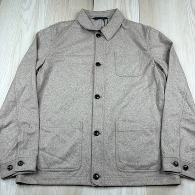 NWT Peter Millar Crown Crafted Mens Jute Pure Cashmere Soft Toch Chore Jacket L - Image 1 of 4