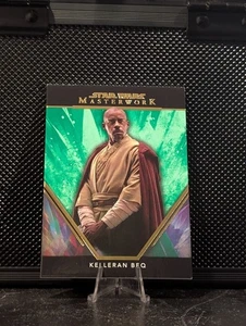 2024 Star Wars Masterworks Kelleran Beq Green Parallel /99 - Bild 1 von 3