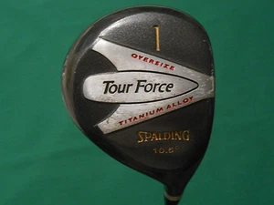 SPALDING TOUR FORCE OVERSIZE TITANIUM ALLOY 10.5* DRIVER - MEDIUM FIRM GRAPHITE - Picture 1 of 5