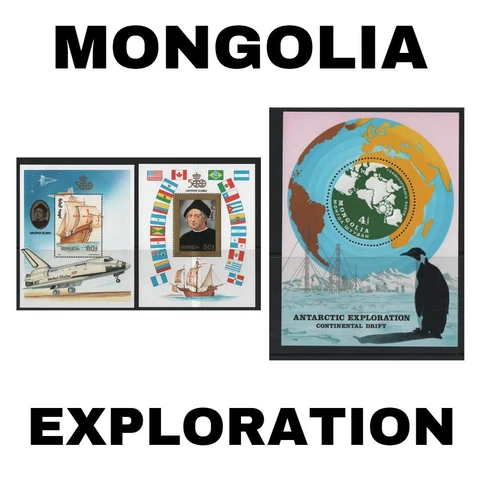 Thematic Stamps - Mongolia - Exploration - Choose from dropdown menu Cover