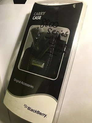 BlackBerry 88xx Series Lambskin Leather Tote including Wrist-Strap in Black - Image 1 of 4