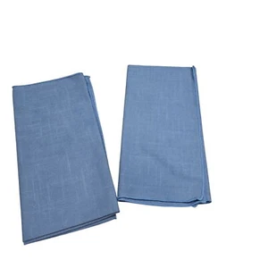 Juego de 2 servilletas de tela azul de 18x18 pulgadas duraderas para cenar y eventos - Imagen 1 de 4