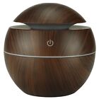 Air Humidifier Usb Aroma Diffuser Wood-Grain 7 Led-Light Electric Essential Oil