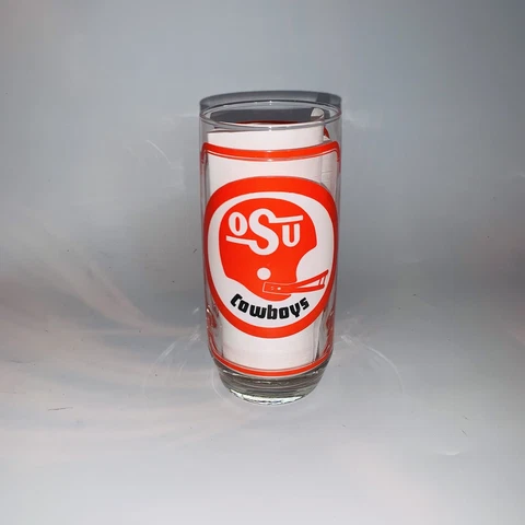 Vintage 1976 Sam's Collector's Series Glass Oklahoma State Univ OSU Cowboys Cover