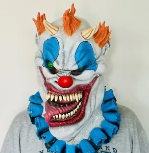 Rubies Costume Scary Clown Adult Halloween Mask Latex Evil Creepy Mask - Picture 1 of 5