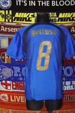 3/5 Italy Italia adults M 2005 #8 Gattuso football shirt jersey maglia soccer