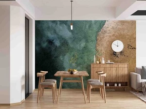 3D Sea Sandbeach Wave Self-adhesive Removeable Wallpaper Wall Mural1 3600 - Picture 1 of 11