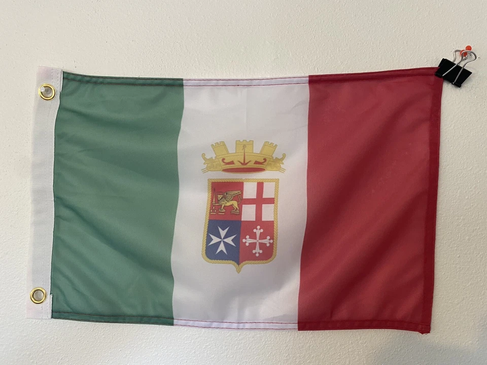 12x18 12"x18" Italy Royal Crown Italian Royalty Polyester Flag Z12 - Image 1 of 1