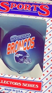 1997 Vintage Logo Denver Broncos Collectors Series NFL Ornament - JC Penny Tag - Picture 1 of 5