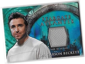 Stargate Atlantis Season 1 - "Dr Carson Beckett" Costume Card - 2005 - Picture 1 of 3