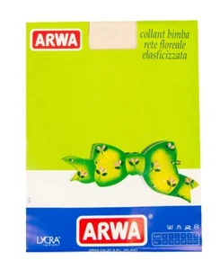 Collant girl 1 pair of girl's tights female flower elasticated mesh ARWA  item B - Picture 1 of 3