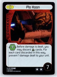 PLO KOON 2008 Star Wars WizKids Pocketmodel TCG Rare Foil #117 C5
