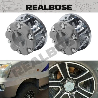 Buje de rueda libre manual L/R 2 piezas para Mitsubishi Pajero Montero Triton L200 L300 Foto 1 de 4