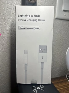 3 Pack MFi Certified iPhone Charger 6ft, Long Light-ing to USB Cable Sync NEW - Picture 1 of 2