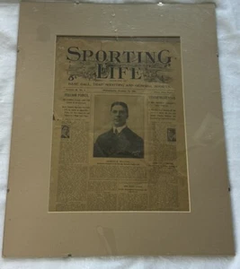 Sporting Life Magazine 1906 Volume 48 Charles G Williams Sox National League - Picture 1 of 19