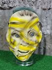 Vintage Rubber Latex Mummy Zombie Halloween Face Mask Airbrushed Weird Funny