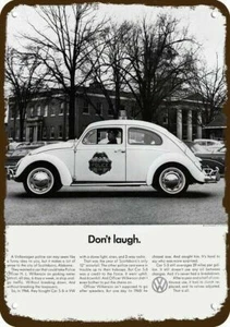 1966 Scottsboro Alabama Volkswagen Police Cop Car DECORATIVE REPLICA METAL SIGN - Picture 1 of 1