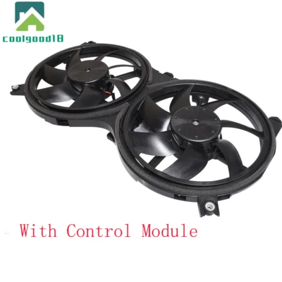 Radiator & Condenser Fan Assembly For 2013 2014 2015 2016 2017 Nissan Pathfinder - Image 1 of 4