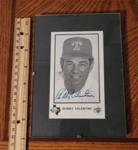 Bobby Valentine Hand-Signed Autograph Framed 5 X 7 Photograph..Thick Glass Front - Picture 1 of 3