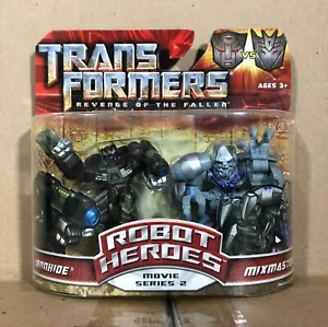 Ironhide & Mixmaster MOSC Robot Heroes Transformers RotF Revenge of the Fallen - Picture 1 of 6