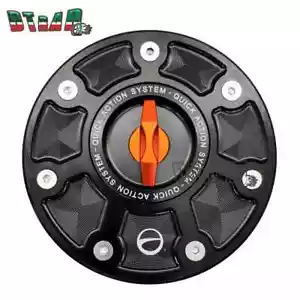 Keyless Quick Release Fuel Tank Cap For DUKE RC 390 790 890 R 250 Type-I Orange - Zdjęcie 1 z 2