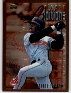 1996 Finest Additions Julio Franco Insert MLB PWE Indians #314 - Picture 1 of 2