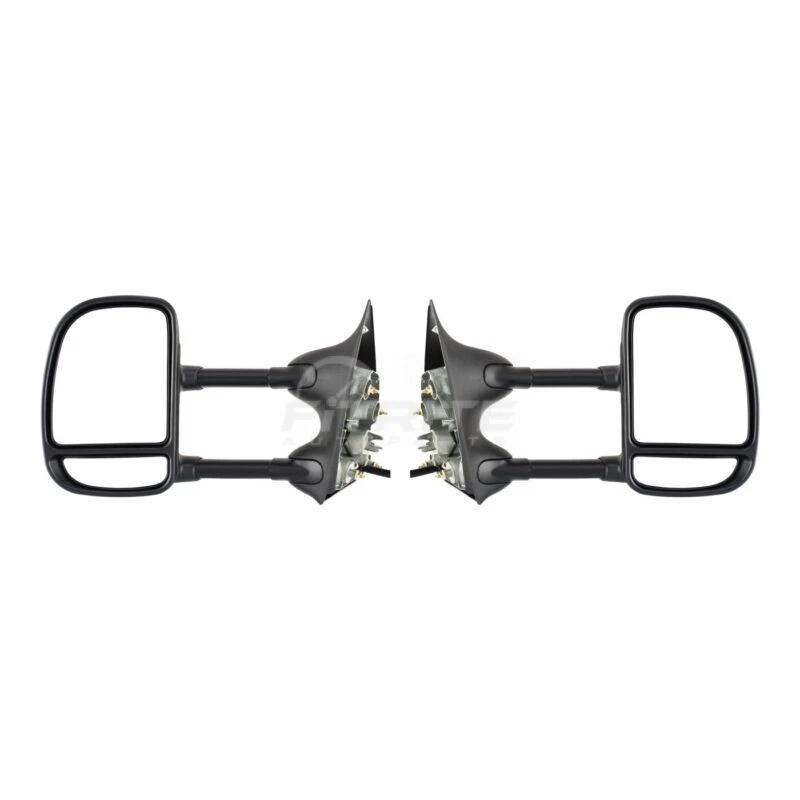 Nuevo espejo retrovisor de remolque eléctrico derecho y derecho manual plegable Ford F-250 Super Duty para 99-07 Foto 1 de 4