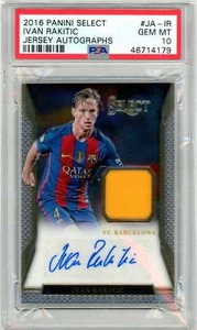 PSA 10 Gem Mint Ivan Rakitic Patch Auto // POP 2 // Jersey Autographs #JA-IR - Imagen 1 de 2
