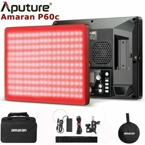 Aputure Amaran P60C RGBWW Video Panel Light 60W 2500K-7500K Continuous Light AU - Picture 1 of 10