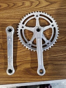 Campagnolo Super Record Pista Crankset 170MM / Campagnolo 46t Chainring - Picture 1 of 4