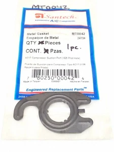 MT0042 Santech 6C17 Compressor Suction Port Gasket .625 Pilot Hole - Qty. 1pc - Picture 1 of 1
