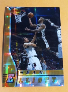 1996-97 Bowman's Best #60 refractor atómico Sean Elliott - Spurs - Imagen 1 de 2