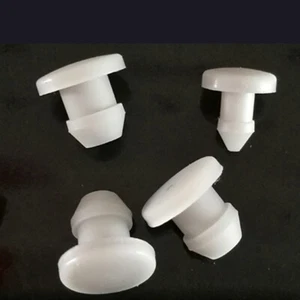 Silikon Gummi Dichtung Stopfen Lochkappen Endkappen 2,5mm - 14mm Weiß + Grau - Picture 1 of 2