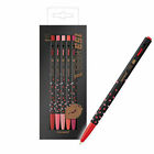 Monami Ballpoint Pen Gift Set Of 5 - 153 Kiss Edition (0.5Mm) - Black