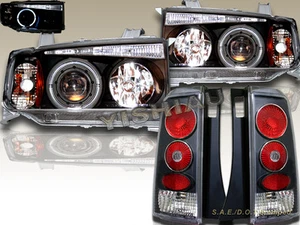 04 05 06 Faros Proyector Scion XB Negro LED Halo + Luces Traseras JDM - Imagen 1 de 4