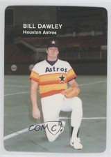 1985 Mother's Cookies Houston Astros Stadium Giveaway Bill Dawley #16