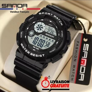 Montres numériques pour Homme Montre de Sport Militaire étanche horloge LED - Imagen 1 de 15