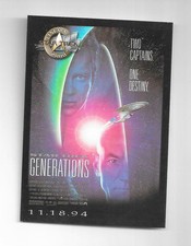 Star Trek Cinema 2000 Movie Posters CARD  P6 P7 Star Trek Generations 